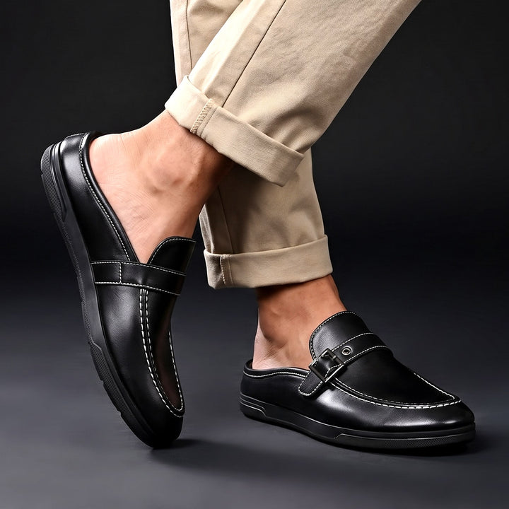 Lansford Buckle Mules