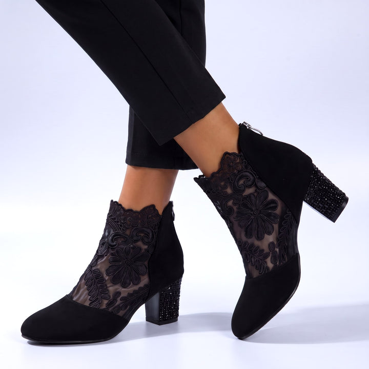 Rosa Lace Ankle Boots