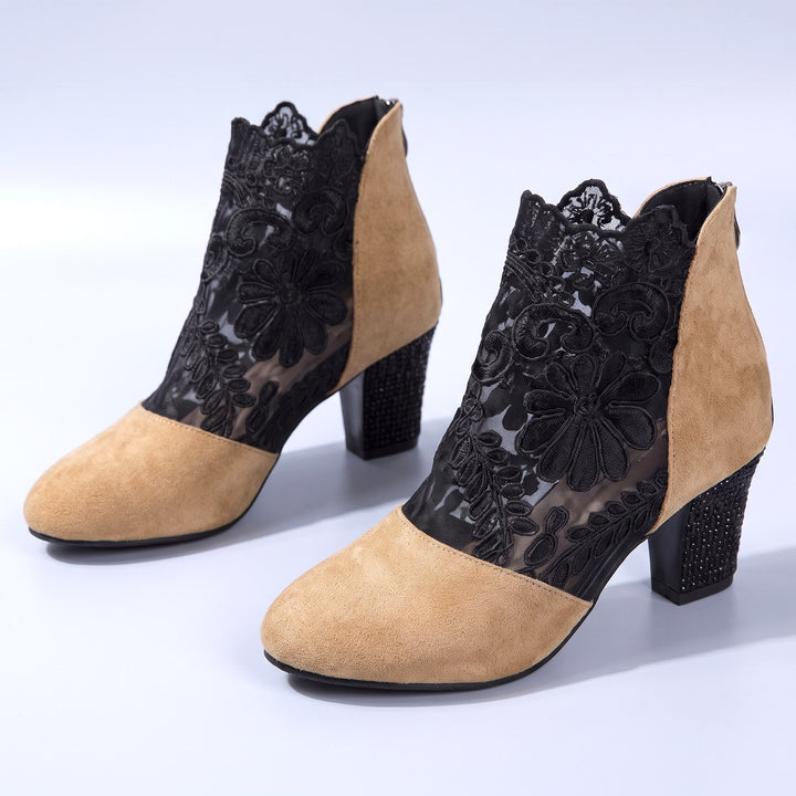 Rosa Lace Ankle Boots