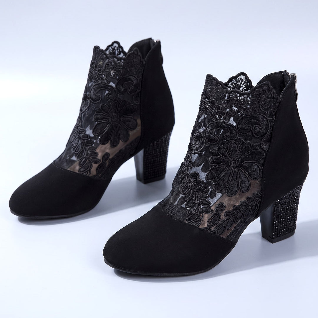 Rosa Lace Ankle Boots