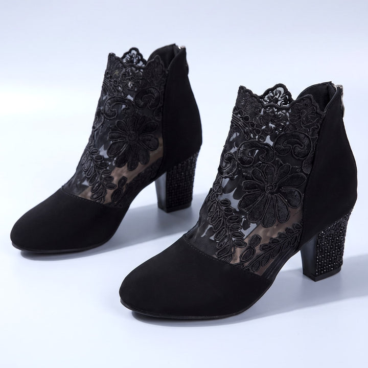 Rosa Lace Ankle Boots