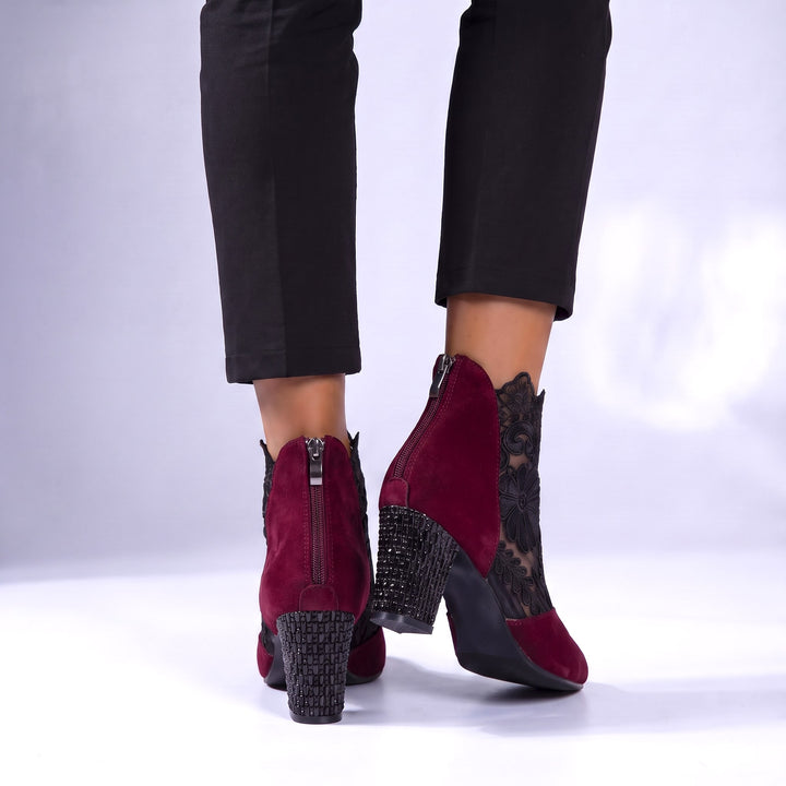 Rosa Lace Ankle Boots