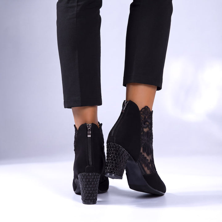 Rosa Lace Ankle Boots