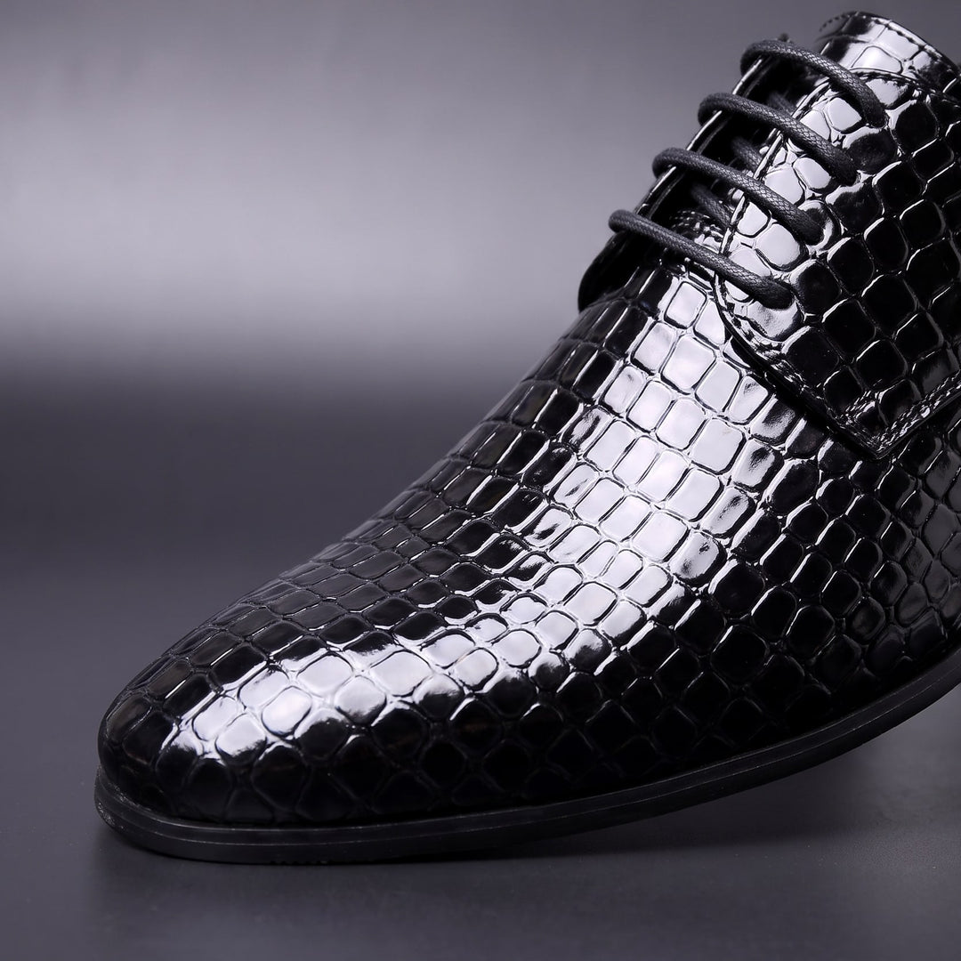 Cordova Croc Oxfords