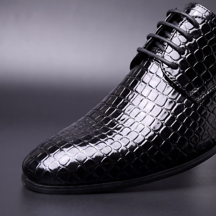 Cordova Croc Oxfords