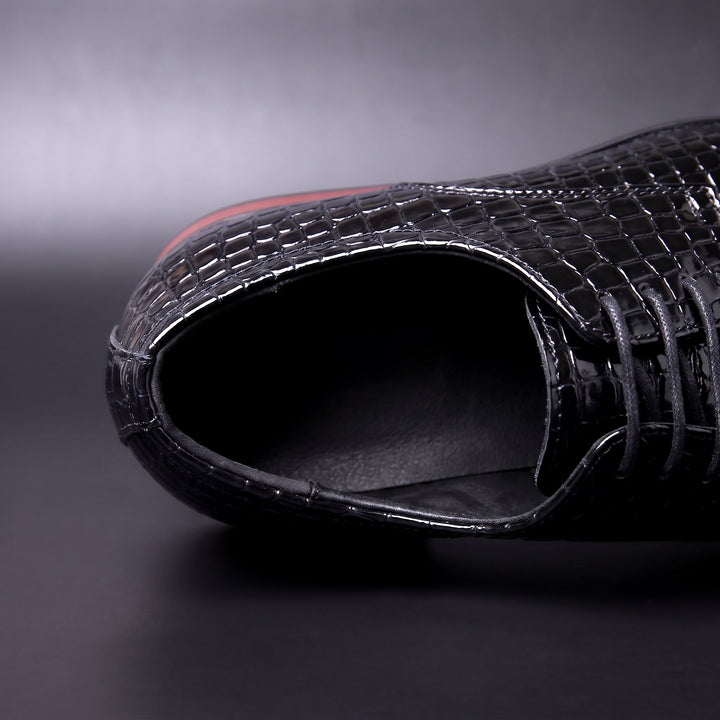 Cordova Croc Oxfords
