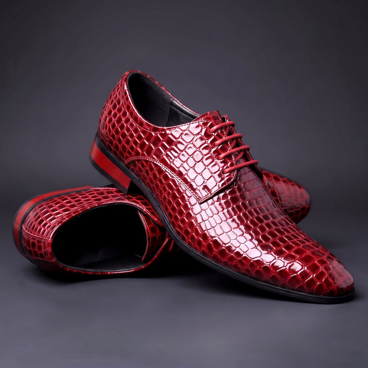 Cordova Croc Oxfords