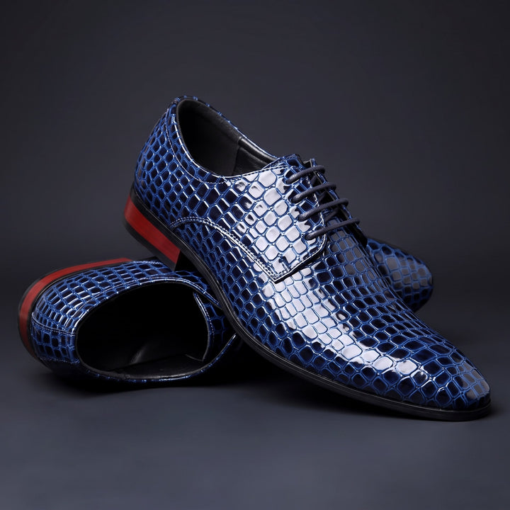Cordova Croc Oxfords