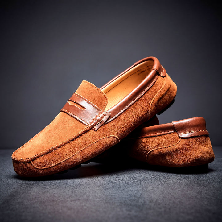 Belvano Suede Loafers