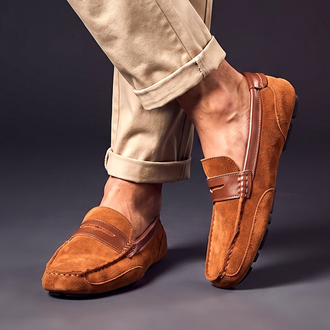Belvano Suede Loafers