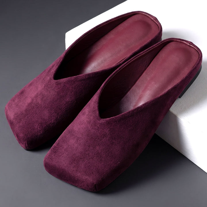 Viviana Velvet Mules