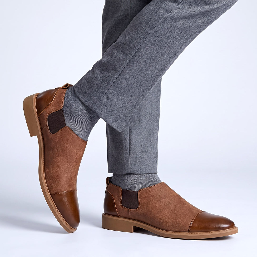 Marcus Leather Slip-ons