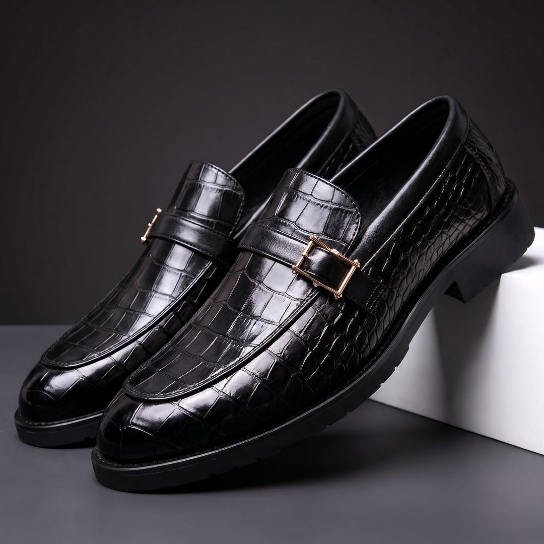 Gavino Croc Loafers