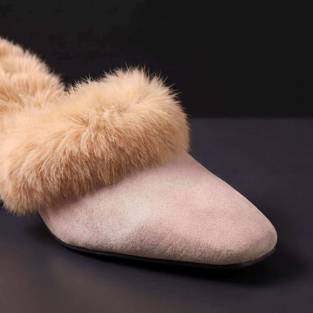Sienna Faux Fur Mules