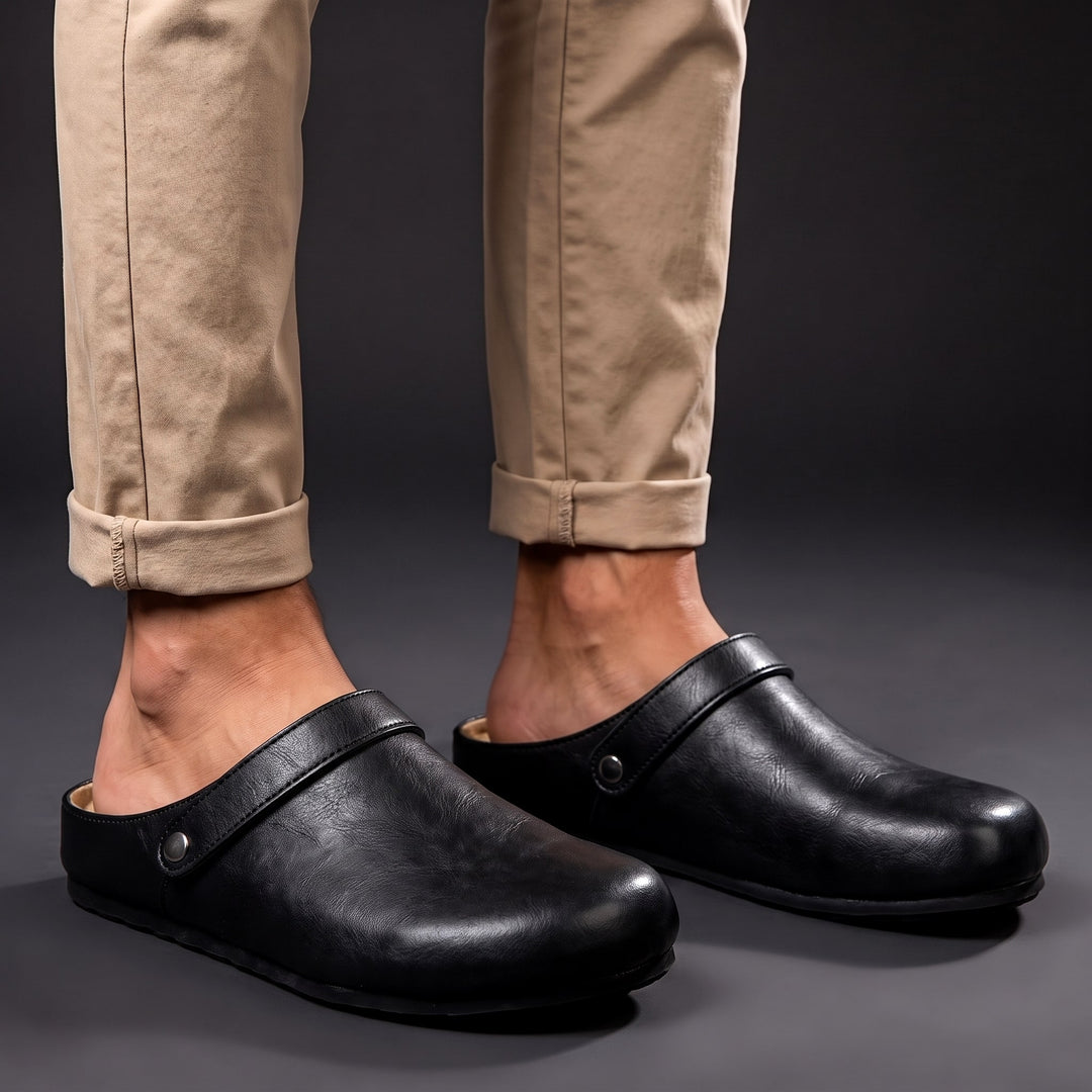 Elden Leather Mules