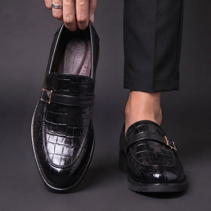 Gavino Croc Loafers