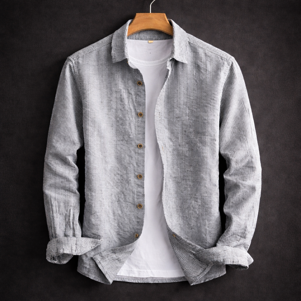 Carter Striped Button-Up
