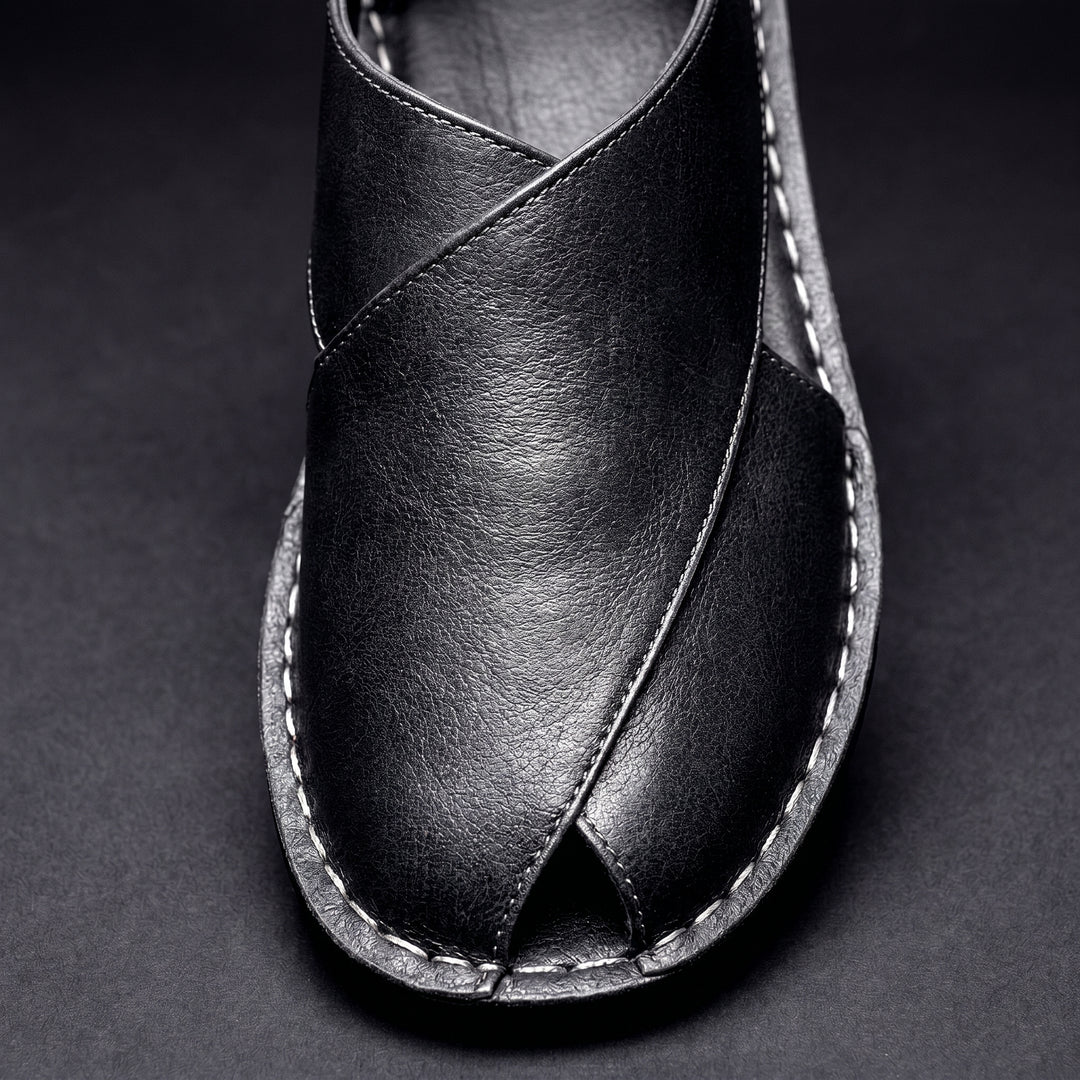 Stefano Leather Mules