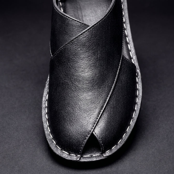Stefano Leather Mules