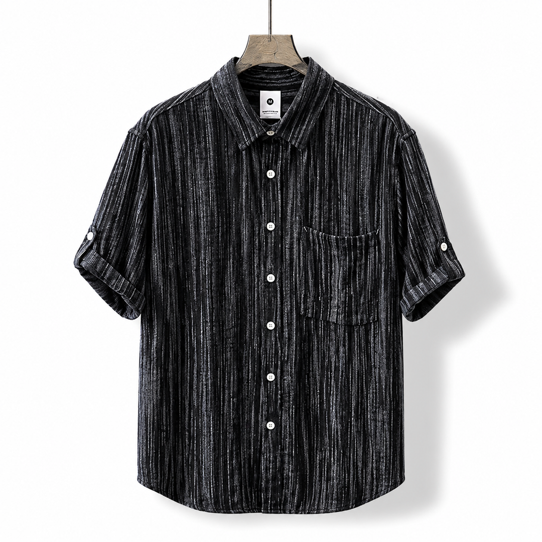 Spencer Striped Button-Up Shirt
