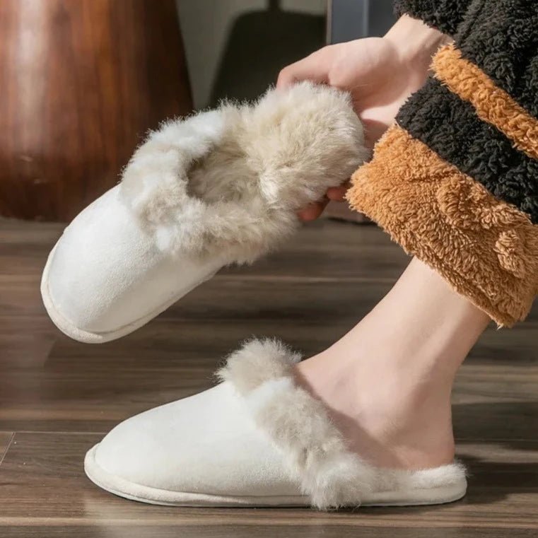 Faux Fur Delight Loafers - Boncini