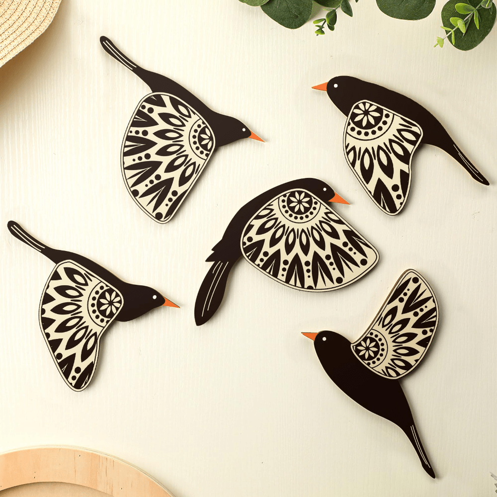 Folk Bird Set - Boncini