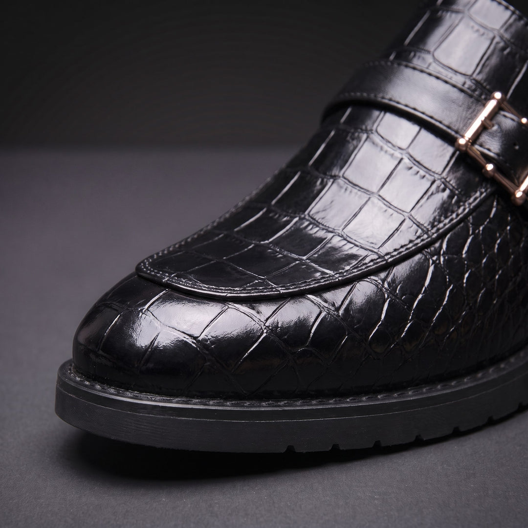 Gavino Croc Loafers