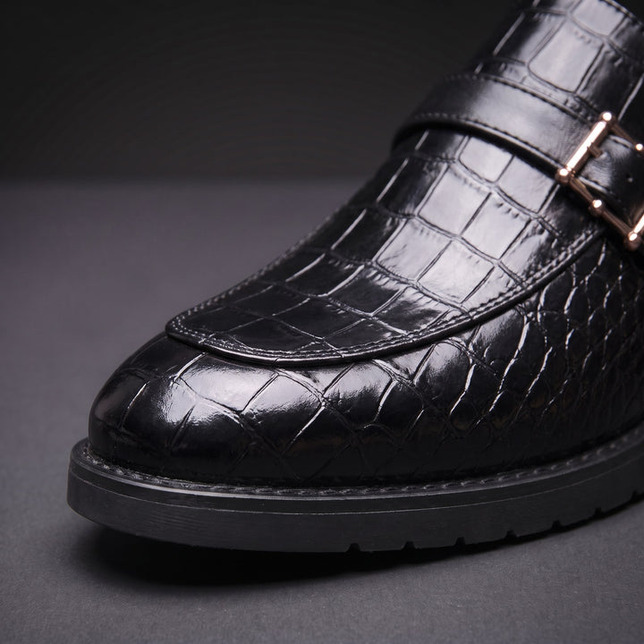 Gavino Croc Loafers