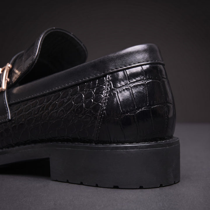 Gavino Croc Loafers
