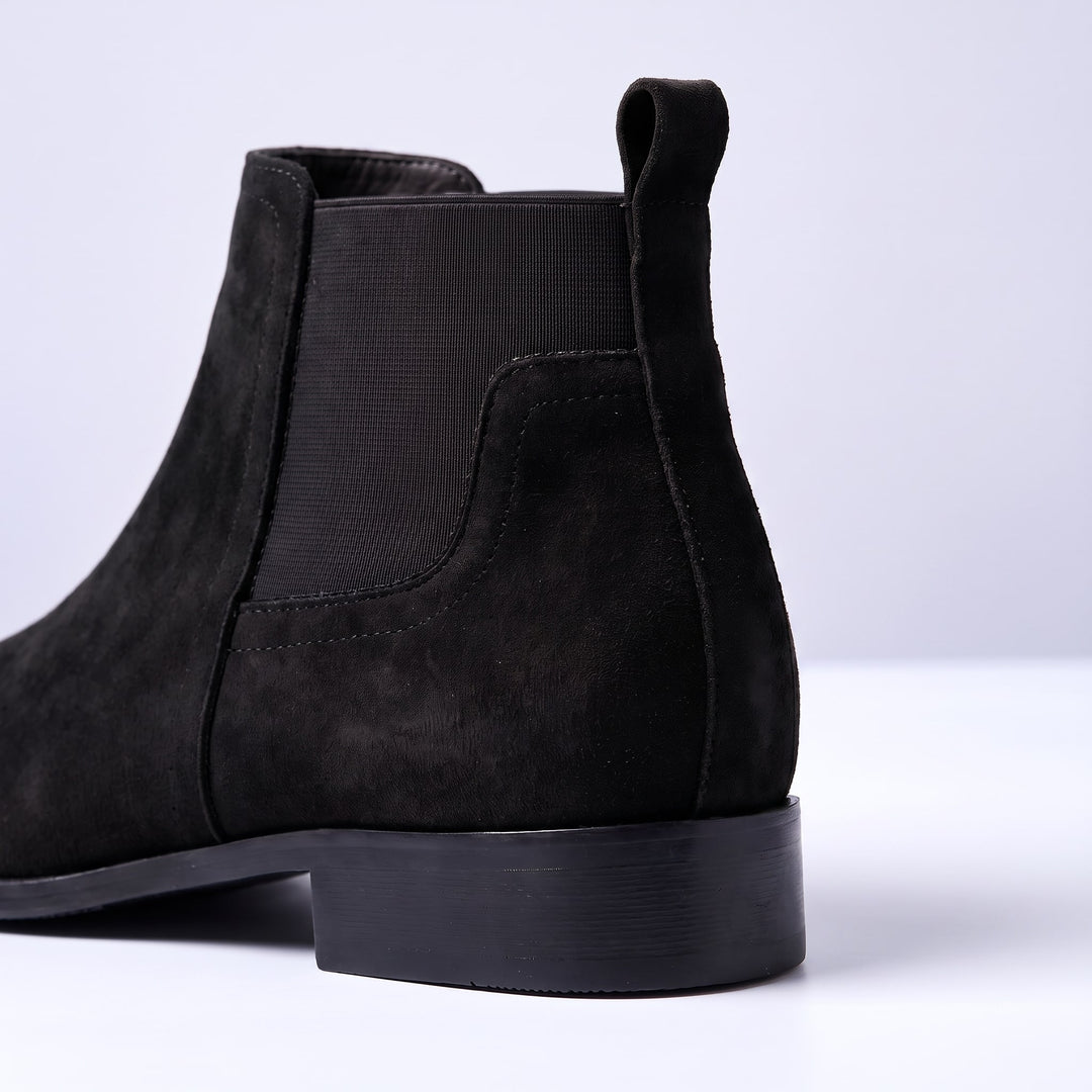 Halston Suede Chelsea Boots