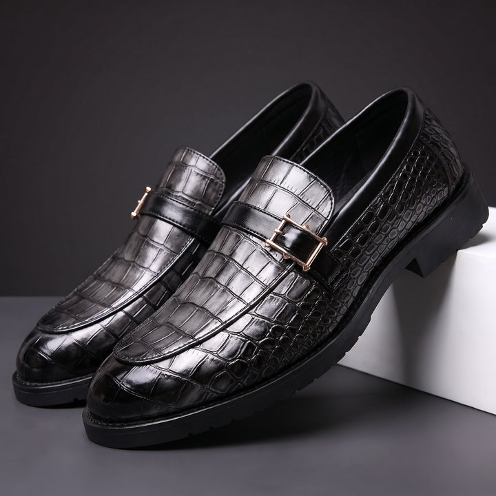 Gavino Croc Loafers