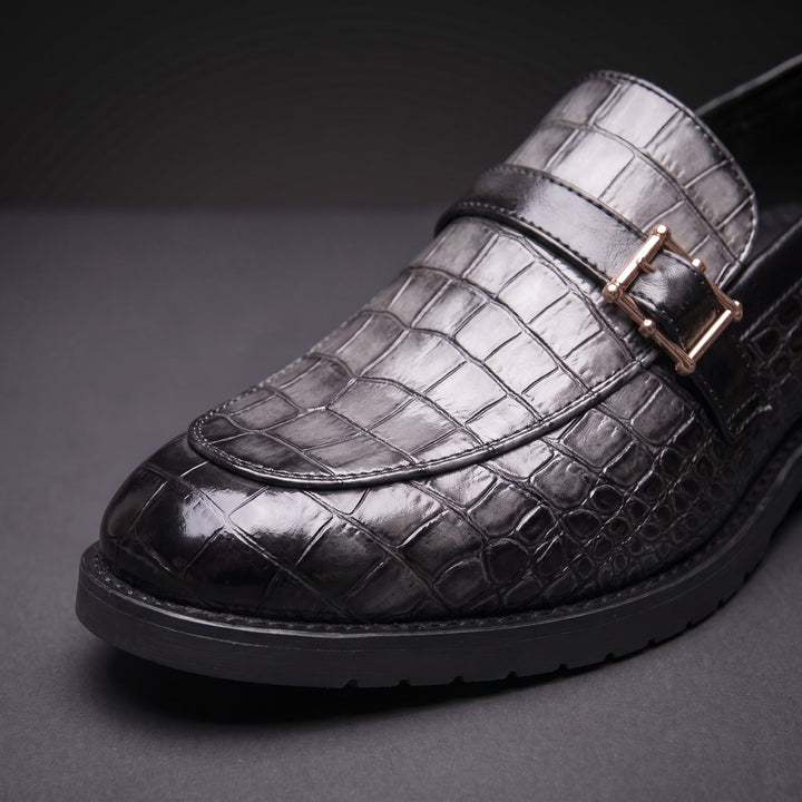 Gavino Croc Loafers
