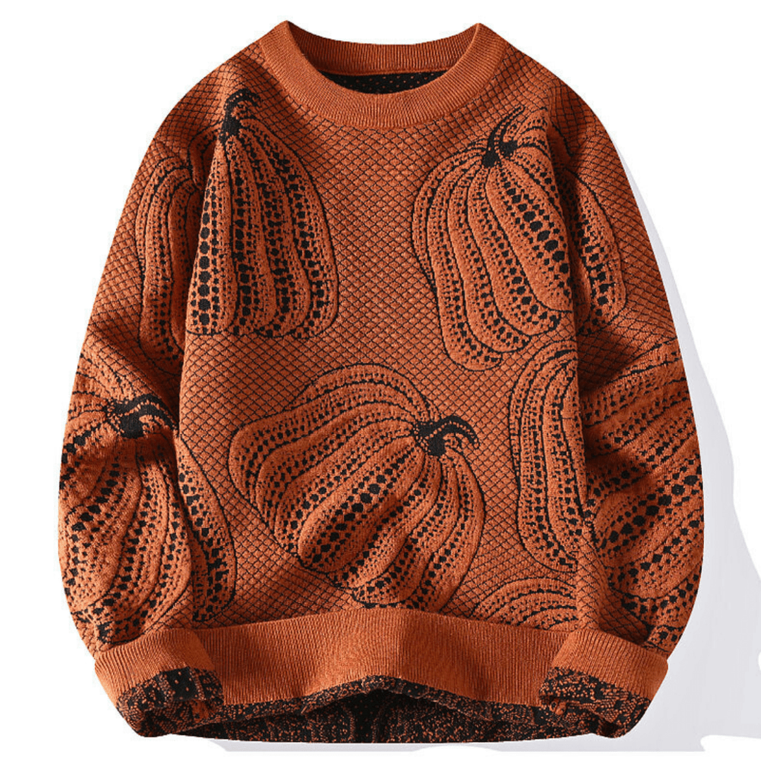 Pumpkin Knit Sweater - Boncini