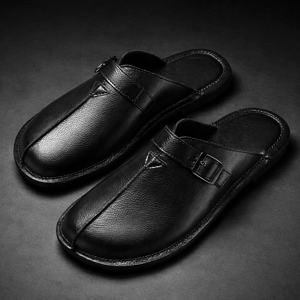 Riccardo Leather Mules 1