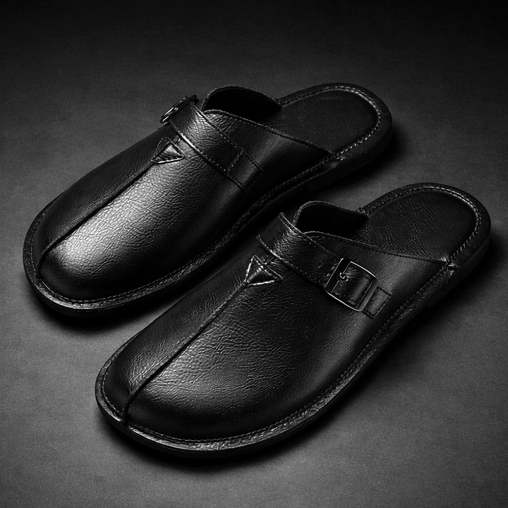 Riccardo Leather Mules 1