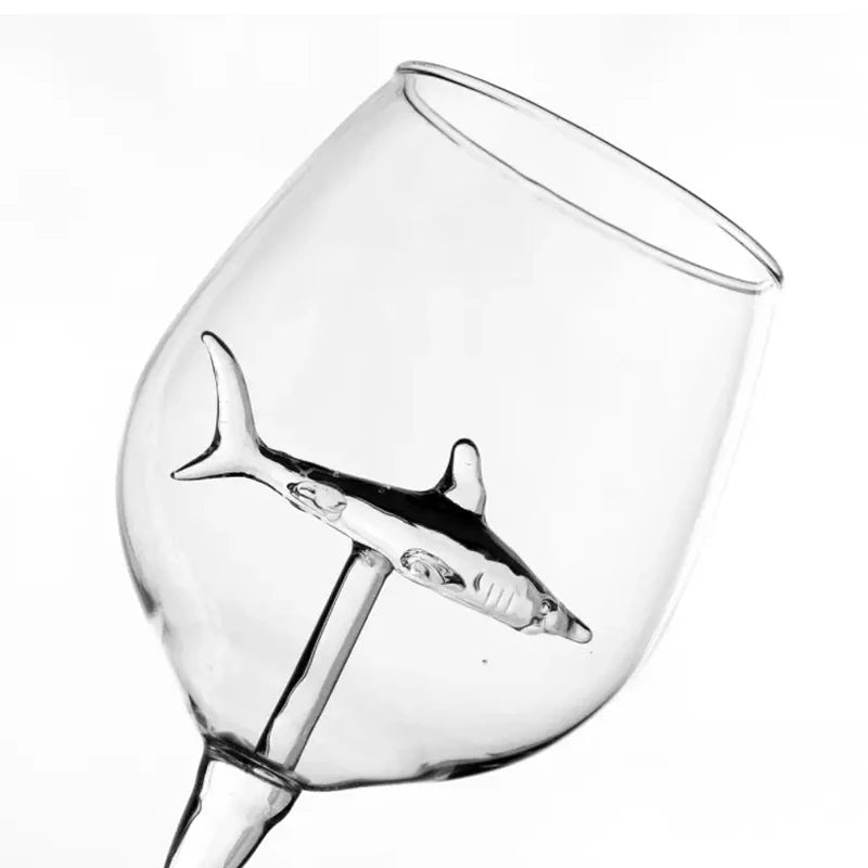 Shark Wine Glasses (Set of 2) - Aeon Avenue