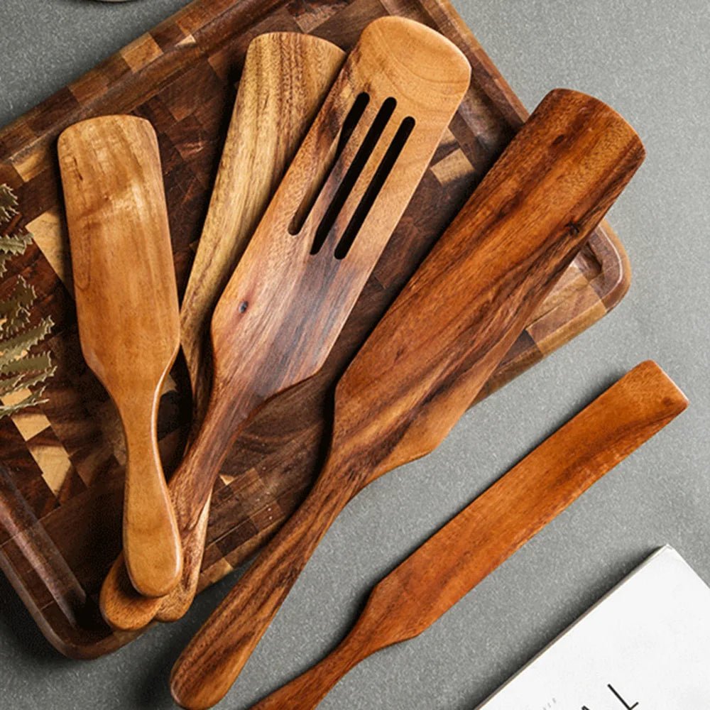 Teakwood Utensil Set - Boncini