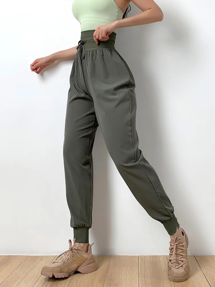 High Waist Joggers - Time & West