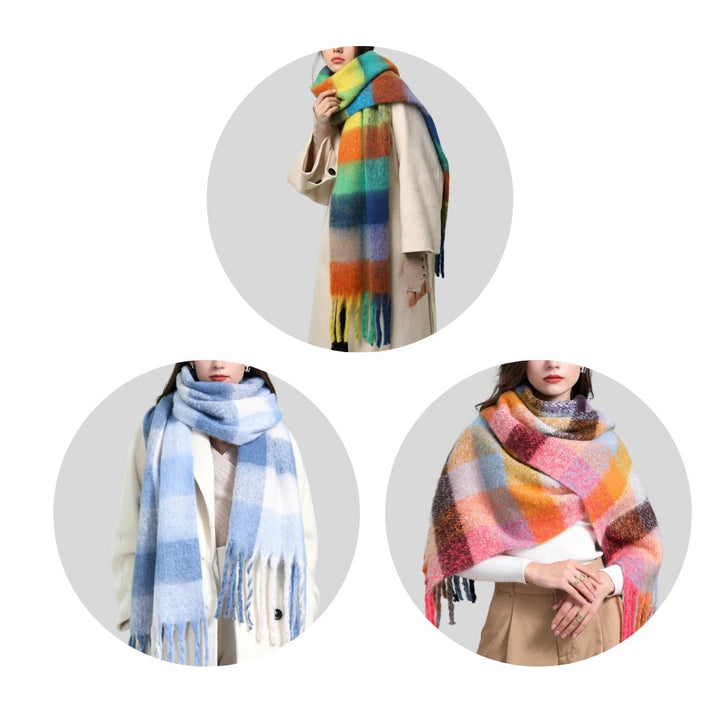 Mosaic Oversized Scarf - Time & West