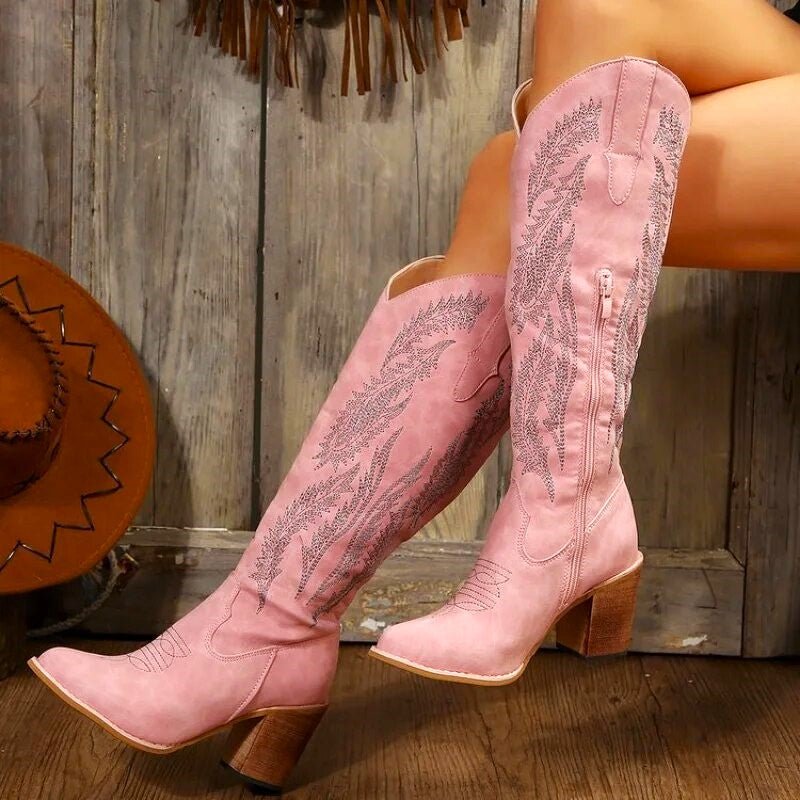 Pink Cowgirl Boots - Time & West