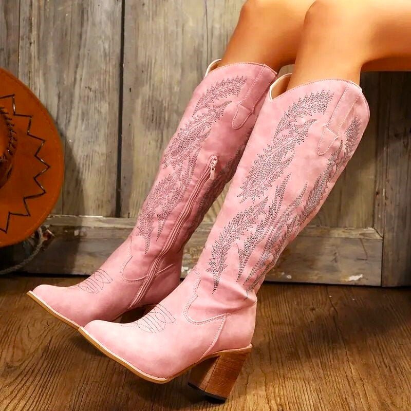 Pink Cowgirl Boots - Time & West