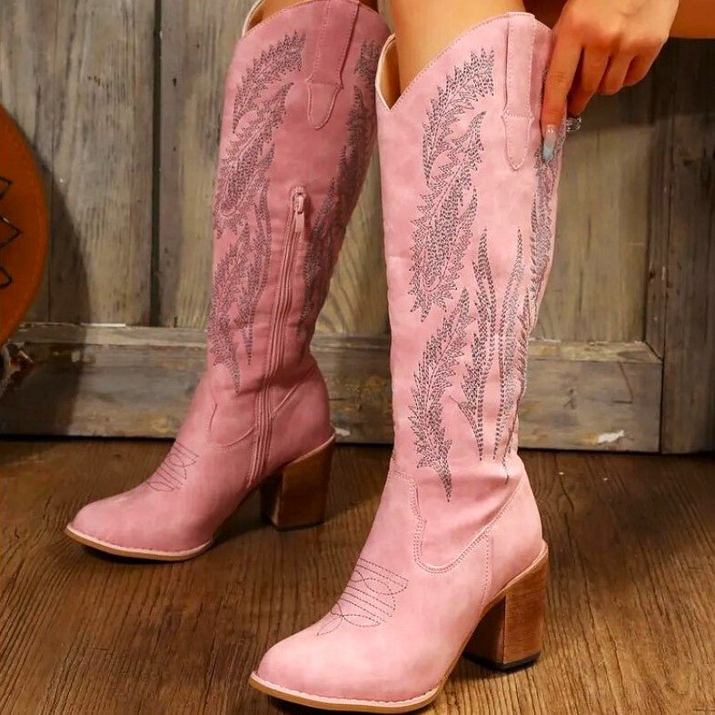 Pink Cowgirl Boots - Time & West