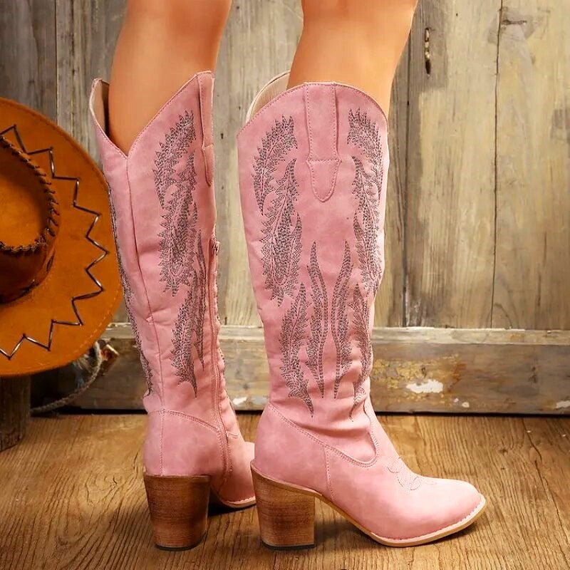 Pink Cowgirl Boots - Time & West