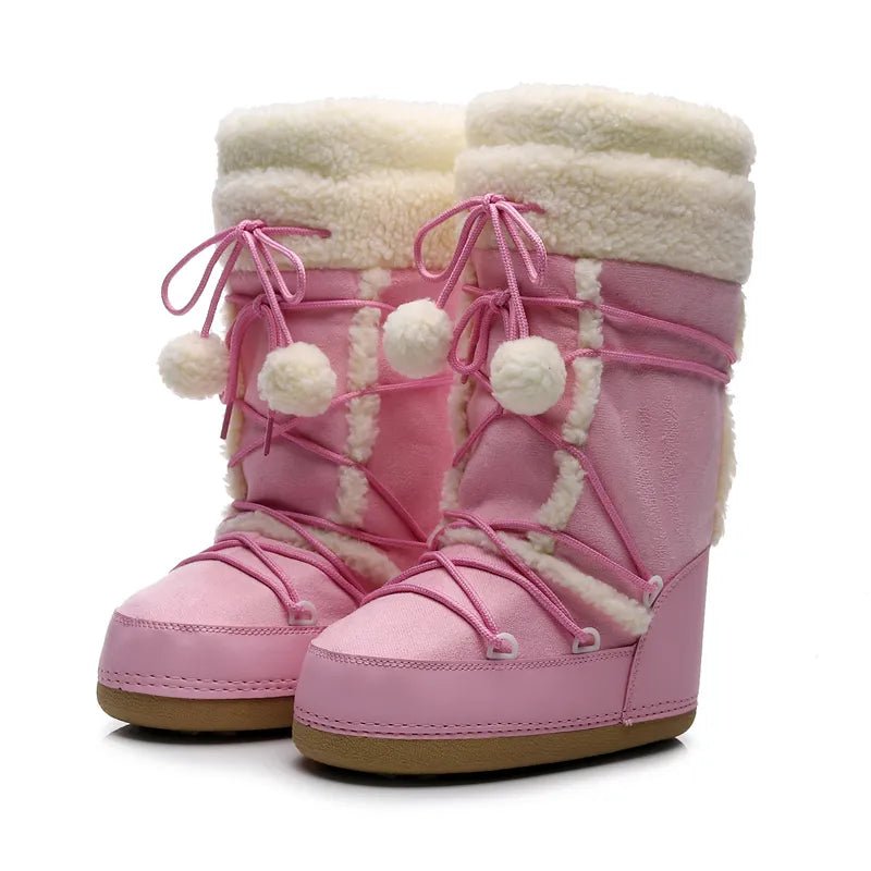 Pink Eskimo Boots - Time & West