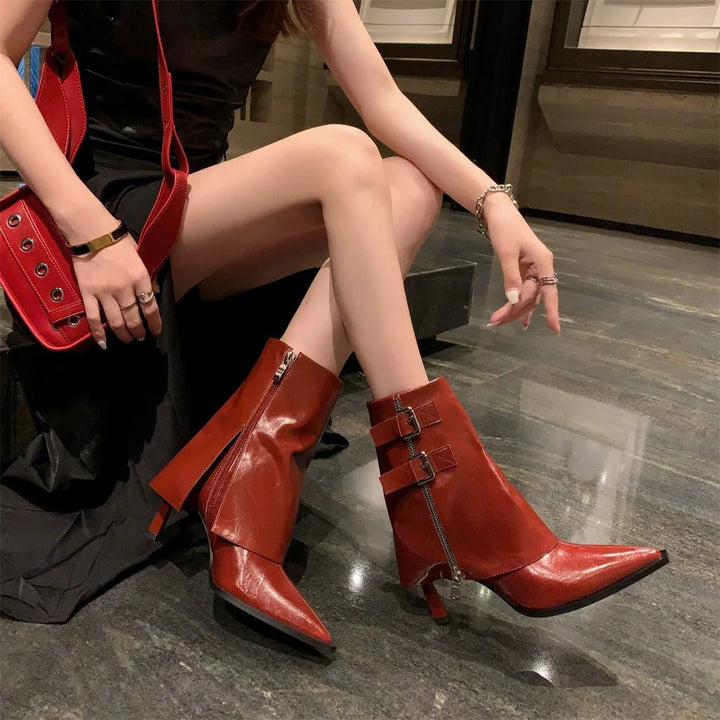 Vogue Vamp Ankle Booties - Time & West