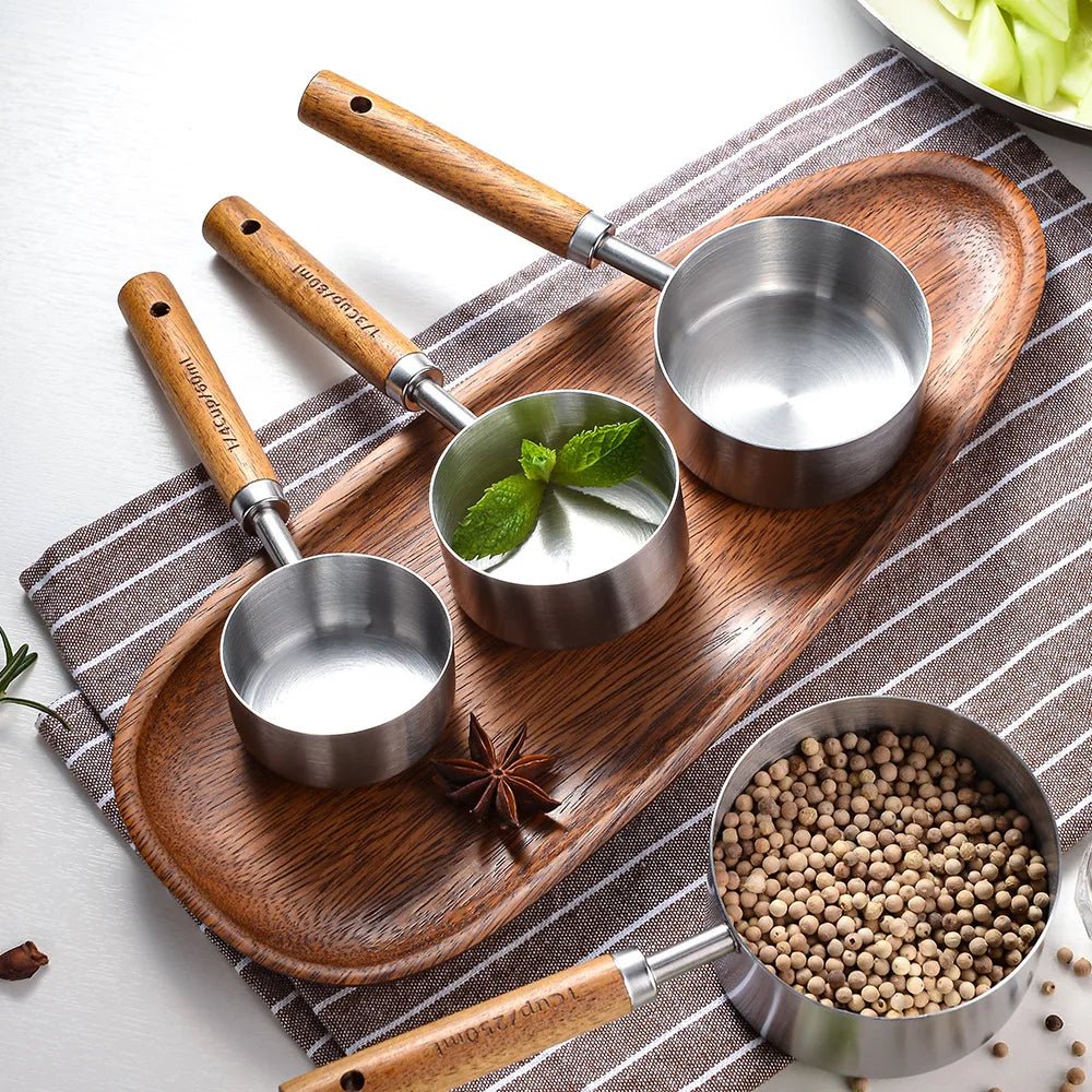 Walnut Measuring Cups - Time & West