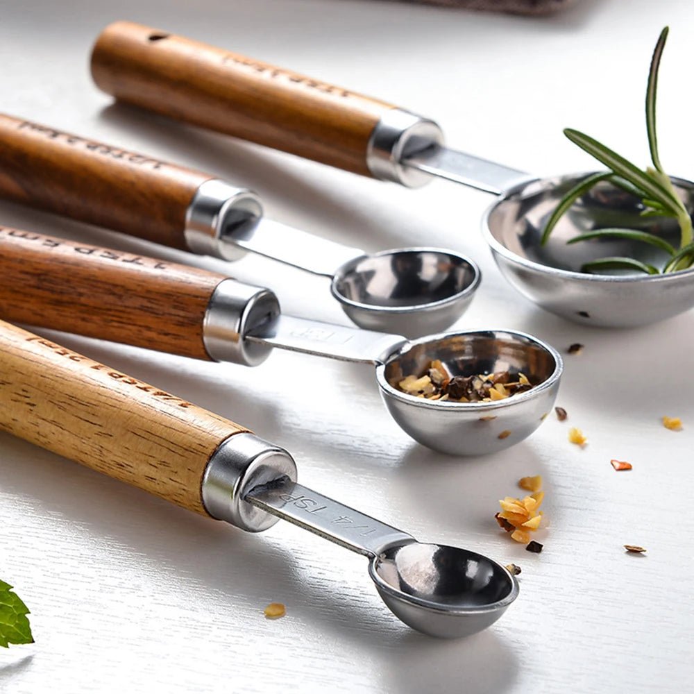 Walnut Measuring Cups - Time & West